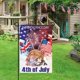thumbnail image 5 of 4 de Julio Decoraciones Al Aire Libre Patriot Jardín Bandera de Doble Cara Bandera Americana 4 de Julio Día de la Independencia Decoración de la Casa de Campo de la Familia 12x18 Pulgadas, 5 of 6
