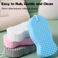 thumbnail image 2 of Magic Exfoliating Bath Sponge, 3D Super Soft Exfoliating Bath Sponge, Skin Friendly and Reusable Magic Exfoliating Body Scrubber, Gentle Exfoliating Bath Sponges for Face & Body Skin (4pcs), 2 of 10