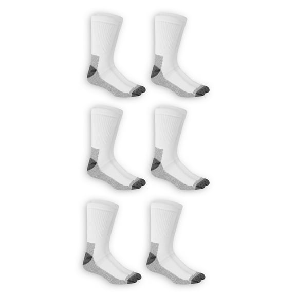 Men's Big & Tall Work Gear Crew Socks 6 Pairs