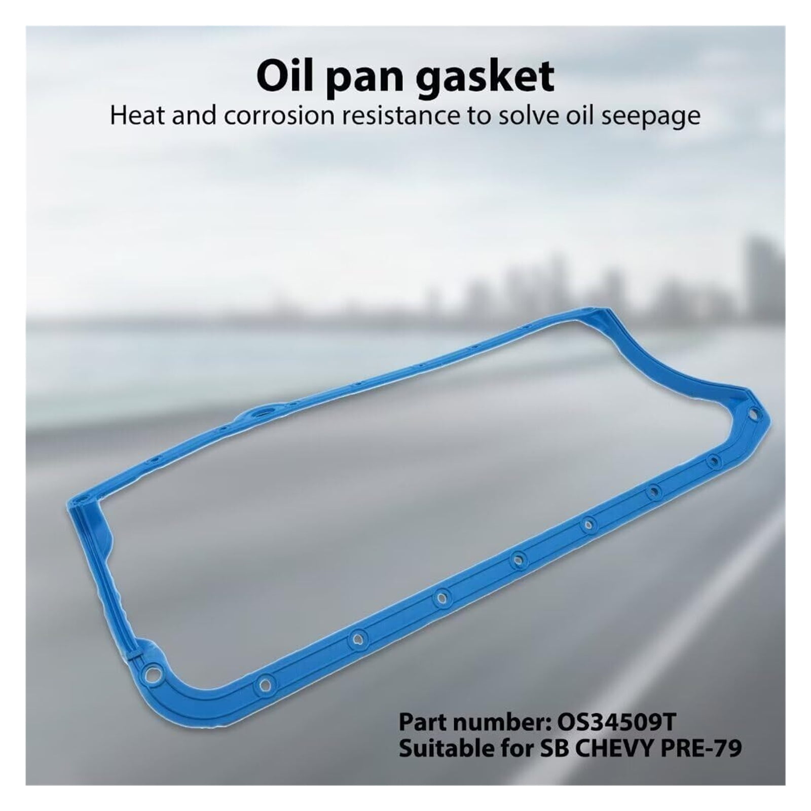 MPXBM 1 Piece Oil Pan Gasket for 1955-1979 sb Chevy 400 350 327 283 265