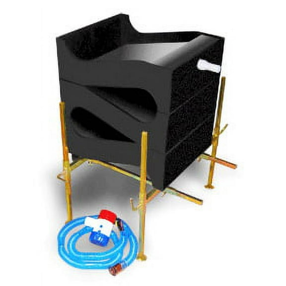 Gold Cube 3 Stack Deluxe with Stand, Pump, More - Gold Prospecting - Gold Mining Equipment