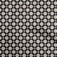 thumbnail image 1 of oneOone Silk Tabby Black Fabric Asian Ornamental Tile Sewing Craft Projects Fabric Prints By Yard 42 Inch Wide, 1 of 4