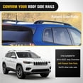 thumbnail image 4 of Nilight Roof Rack Cross Bars Fit for Jeep Cherokee 2014 2015 16 17 18 19 20 21 2022 2023 with Side Rails, Adjustable Aluminum Car Crossbars for Cargo Carrier Luggage Bike Kayak Rooftop Tent Snowboard, 4 of 7