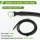 thumbnail image 4 of Cables de batería de inversor de 2 AWG de 3/8" Lug, cobre estañado, 1 pieza, negro, 9 pies, 4 of 7