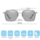 thumbnail image 2 of Gafas de sol fotosensibles que cambian de color con doble haz, gafas de sol de moda, hechas de PC, 2 of 5