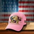 thumbnail image 6 of United States 250th Anniversary Eagle Hat, Retro Washed Patriotic Baseball Cap, Adjustable Tribute Style, Bold Bald Eagle Print Hat for Men Women, Celebrate 1776 - 2026, Peachcolored, 6 of 8