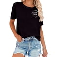 thumbnail image 3 of ibiyuan Usa 250th Anniversary Shirt Women T Shirts Oversized Round Neck 250 Anniversary Usa Flag Short Sleeve Tshirts Independence Day Women Shirts Womens Tops, 3 of 6