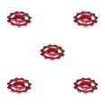 thumbnail image 1 of Guardoinrt 1/5PCS 11T Rear Derailleur Ceramic Bearing Wheel Pulley Red 5Set, 1 of 6