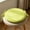 Yellow, variant on Thick Round Chair Pad with Ties - Polyester Fabric - 12 Inch