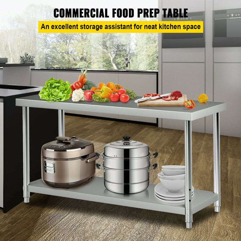 Commercial Catering Equipment Height Adjustable Four Layer Stainless Steel Kitchen  Shelf 4 Tiers for Storage Rack - China Stainless Steel Commercial Shelves  and Kitchen Storage Shelf price