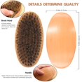thumbnail image 3 of 2 PCS Boar Bristle Hair Beard Brush for Men – Hard Bristles for Thick to Coarse Hair – Use for Detangling, Smoothing, Wave Styles, Restore Shine and Texture, 3 of 7