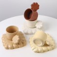 thumbnail image 2 of Juego de tazas de café de cerámica con forma de galleta linda y creativa (marrón), 2 of 4