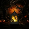 thumbnail image 3 of Halloween Decorations Halloween Handheld Lights LED Night Light LED Wind Light Flameless Candles Light Desktop Ornament or Halloween Ghost Party Home Indoor Outdoor Decor, 3 of 7