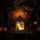 thumbnail image 3 of Accesorios de decoración de Halloween, adorno de escritorio, luz de viento LED, suministros de decoración para festivales, luz de vela electrónica, luz de noche LED, 3 of 7