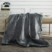 Sutton Home Fashions 20 lbs Weighted Blanket with Duvet Cover 48x72, Blue, Adult