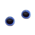 thumbnail image 2 of High Domed Dark Blue Crow Glass Eyes, 2 of 4