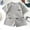 Grey, variant on Girl Clothes Blue Pullover T-Shirt Tops + Shorts 2 Piece Outfits Girls 13-14 Years Outfits Girls Summer&nbsp;Clothing