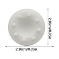 thumbnail image 1 of Baohd Lot de 2 Capuchons de Joystick en Silicone pour Manette de Jeu Accessoires de Contrôleur Pièces de Remplacement Remplacement pour Xbox One Blanc, 1 of 4