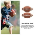 thumbnail image 2 of 2 Pcs Ballon de Rugby pour Enfants, Ballon d'Entraînement Réutilisable, 2 of 9