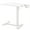 White, variant on Spaco Mobile Height-Adjustable Overbed Table, Gas Spring Lift Mechanism, Built-in Cup Holder, Hidden Mobility Wheels, Black