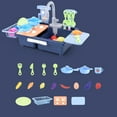 thumbnail image 2 of Kitchen Sink Toy Realistic Fun Pretend Sink Toy Sink Playset with Running Water, 2 of 10