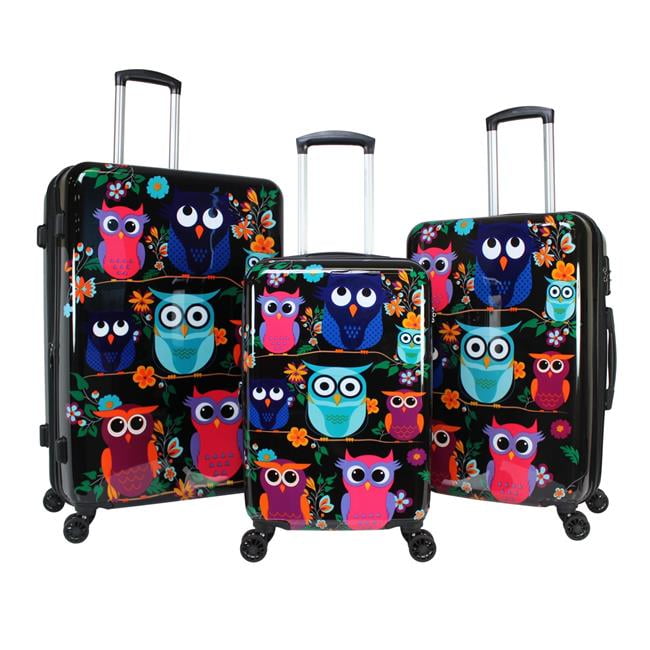 Owl suitcase set Clearance