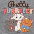 thumbnail image 3 of Disney - The Aristocats - Pretty Purrfect - Toddler & Youth Girls Raglan Graphic T-Shirt, 3 of 4