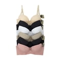 thumbnail image 1 of Paquete de Brasier Adda Lingerie Modelo Ayana, Estilo medio peto, Colores surtidos, 1 of 5