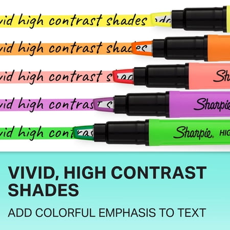 Sharpie Clear View Highlighter, Pocket Highlighter, Assorted, 8 Count - Image 4