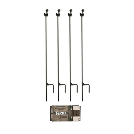 HME Products Trail Camera Holder Posts (4-Pack) Universal Mounts for Game Cams