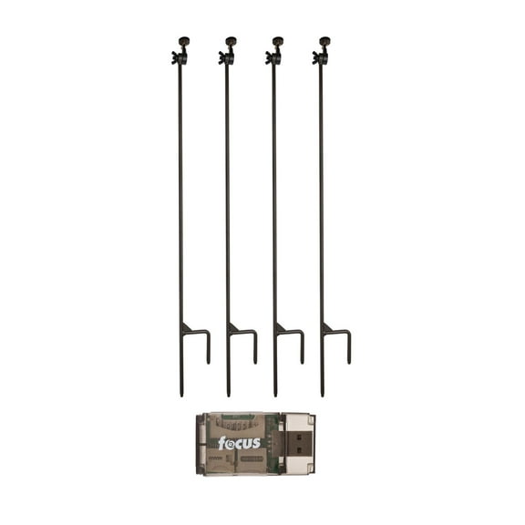 HME Products Trail Camera Holder Posts (4-Pack), Universal Mounts for Game Cams