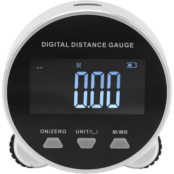 ABPETE Digital Tape Measure, 656.2ft Long Distance Electronic Rolling Ruler LCD Display, 260mAH Battery, USB Rechargeable Rolling Distance Measuring Tool for Circular Flat Curved Diameter