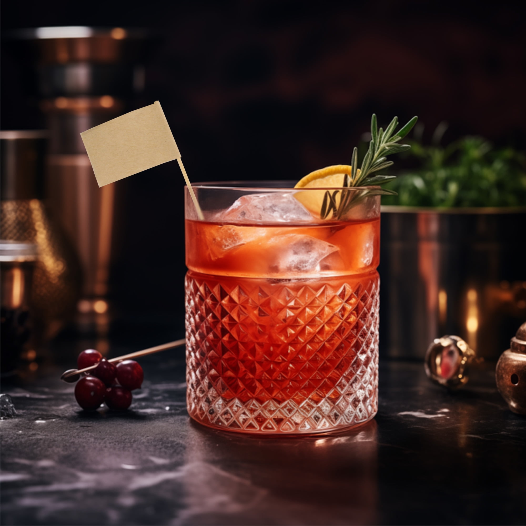 BambooMN 4.5" Bamboo Green Knotted Knot Skewers Picks For Cocktails And Hors' D'oeuvres Party Supplies, 1000 Pieces