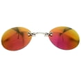 thumbnail image 1 of Lunettes de Soleil Rétro Rondes à Clipser - Design Vintage Classique, Légères, Ajustables pour Hommes et Femmes, 1 of 1