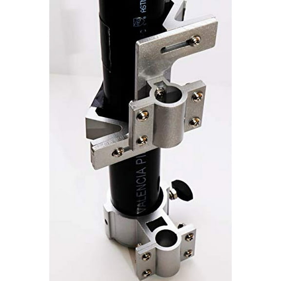 EEZ RV Products Starlink and Flagpole RV Ladder Mount Aluminum Holdup to 2.5″ O.D. Poles - fits 1.0 inch Ladder Rails