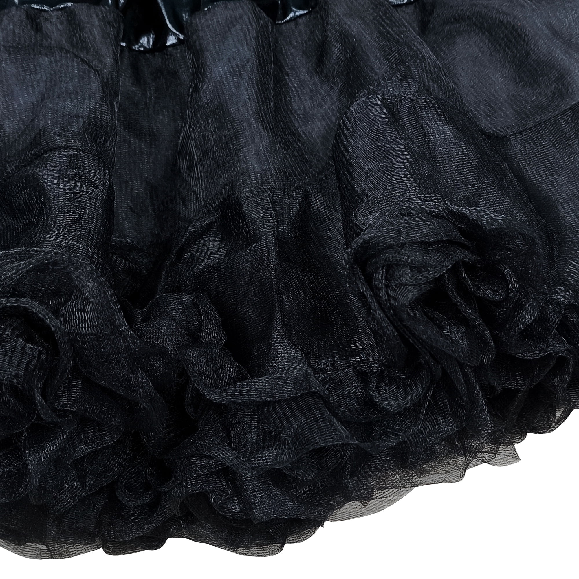 Petticoat Costume Accessory for Adults, Black, L/XL, Halloween by Way To Celebrate