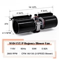 thumbnail image 2 of 910-157/P Fireplace Blower Motor for Regency Wood Stove & Gas Fireplace, Osburn, Nordica, Valley Comfort, Rotom and Fasco, 910-157/P Regency Blower Motor Fan Replacement Rotom R7-RB167, HI300, I2100M, 2 of 8