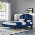 thumbnail image 3 of Modway Daisy Performance Velvet Queen Platform Bed, Multiple Colors, 3 of 3