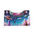 thumbnail image 4 of Lsque Colorful Donut Printed Long Tissue Box Cover Holder, Facial Paper Organizer Dispenser,Triangle with Bottom Belt, PVC Leather Decorative Organizer, 4 of 9