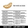 thumbnail image 2 of Oktoberfest Wiener Sausage Bratwurst Wood Mini Charms Shapes DIY Craft Jewelry - No Hole - Various Sizes (16pcs), 2 of 7