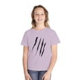 thumbnail image 3 of Effete Feline Claw Marks Scratch Youth Midweight Tee, 3 of 3