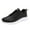Black, variant on XIMIN Womens Arch Support Lace Up Leather Sneakers Wide Toe Box Orthopedic Shoes Walking Shoes Lightweight Tennis Solid Color Non Slip Running Fashion Casual Sneaker