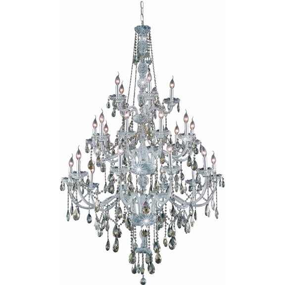 Elegant Lighting Verona 43" 25 Light Royal Crystal Chandelier