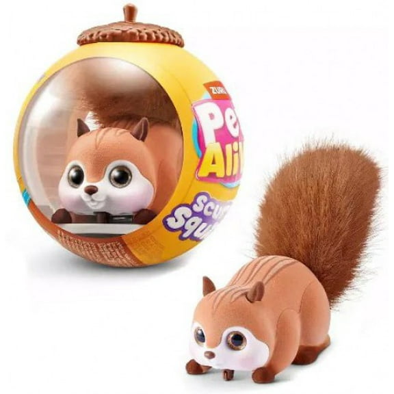 Pets Alive Scurry'n Squirrel BROWN Figure Pack