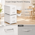2 Pack Stackable Drawers For Closet White Storage - Walmart.com