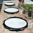 thumbnail image 3 of Decozen Teal and Black Beaded Placemats for Dining Table - Set of 4-14 Inches for Kitchen Decor Scratch Heat Resistant Charger Durable Tablemats, 3 of 7