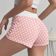 thumbnail image 3 of Kaemgyyd Women Pajamas Shorts Cute High Waist Polka Dot Button Boxers Lounge Elastic Waist Pj Bottoms Summer Sleepwear, 3 of 5