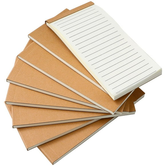 EIGTHTAIL 8 Pcs Petits Blocs-Notes Blocs Mémo Lignes Horizontales Blocs de Notes d'Écriture Carnets de Poche