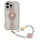 thumbnail image 1 of For iPhone 16 Pro Max Case with Strap, Watch Shape Rhinestone Decor TPU + PC Kickstand Phone Back Co, 1 of 5