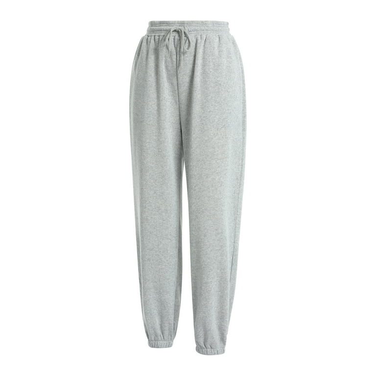 Wearever High-Waisted Tall Women's Sweatpants Grey Mix  Womens elastic  waist pants, Sweatpants, Girl sweatpants